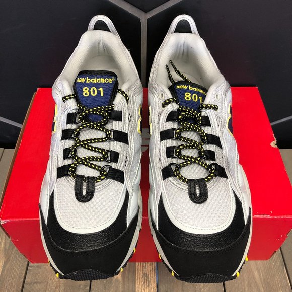 New Balance 801 'Grey Black Blue' (Multiple Sizes) - Picture 3 of 5